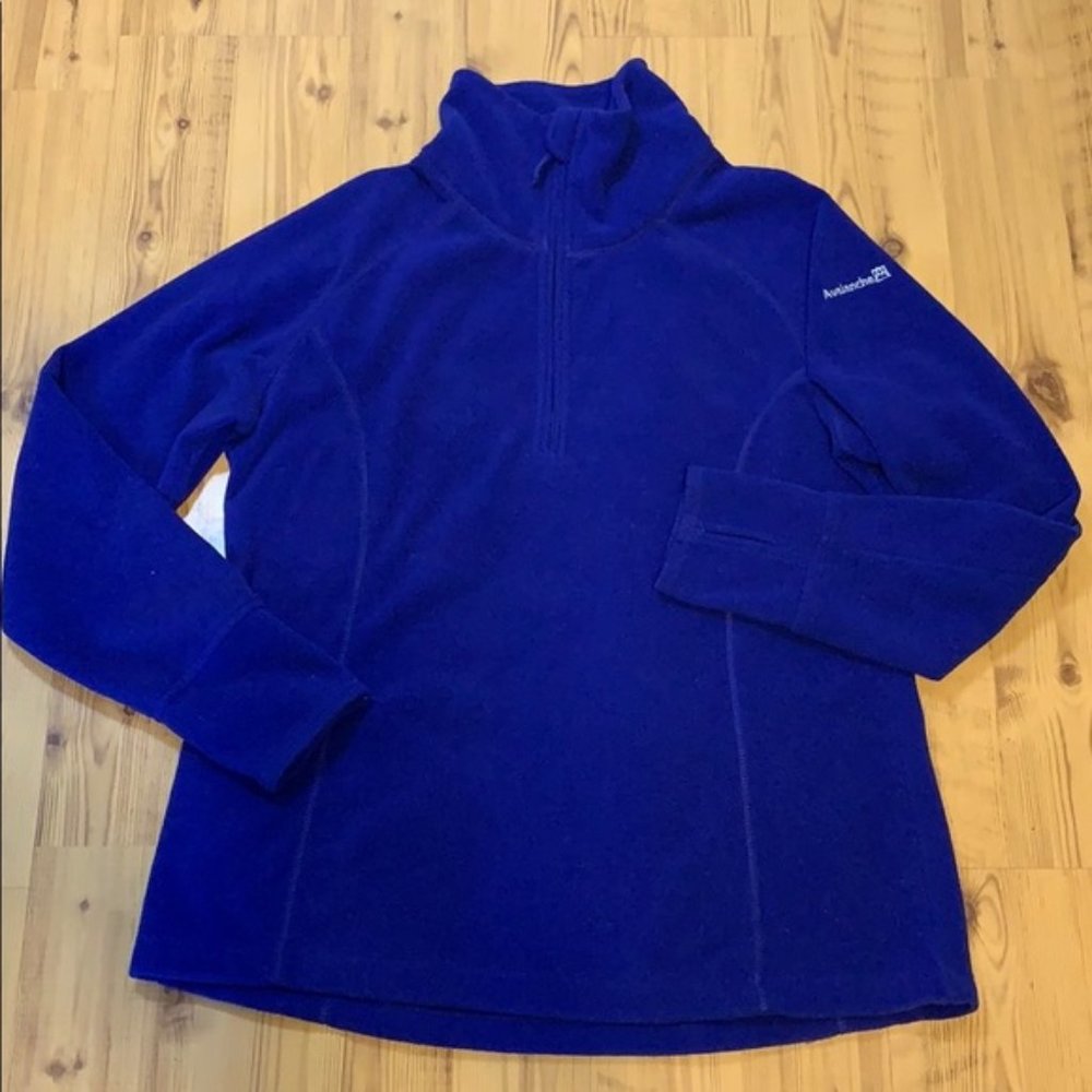 Avalanche women’s half zip fleece sports jacket. L